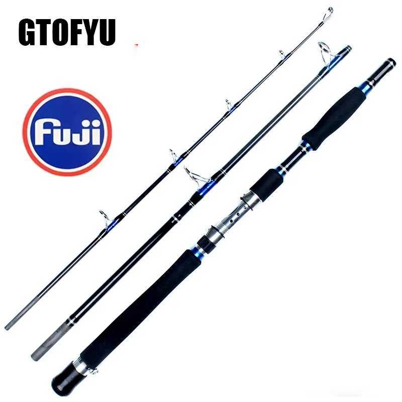Fishing Lure Rod 18m 21m 3 Section Superhard Lure 70250g Trolling Fishing Rod Carbon Fast Surf Boat Raft Spinning Fishing RodW251022
