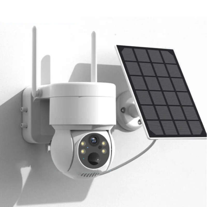 4MP Solar Wireless WiFi ICSEE Battery Charging Camera Color Night Vision