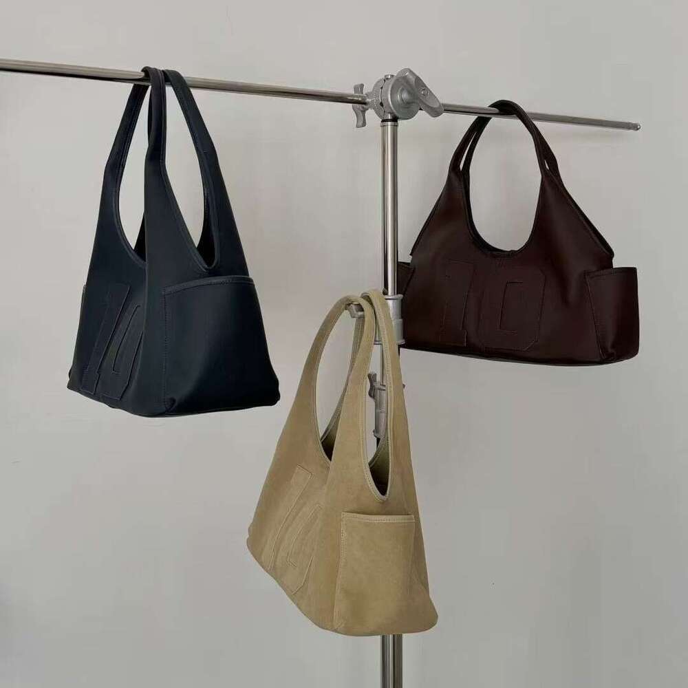 Top Layer Cowhide Tote Simple Niche High-End Feel Underarm Bag Large Capacity Casual Commuting Office Handbag