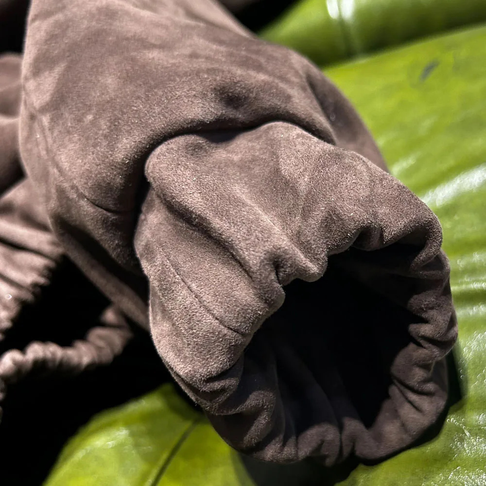 Cropped Suede Brown Women Jacket Dropshoulder Real Leather Jackets Outerwear 251021