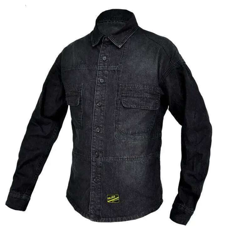 Motorcycle Riding Casual Men's Motorcycle Jacket Shirt Anti-Fall Clothing Long Sleeves With Protection