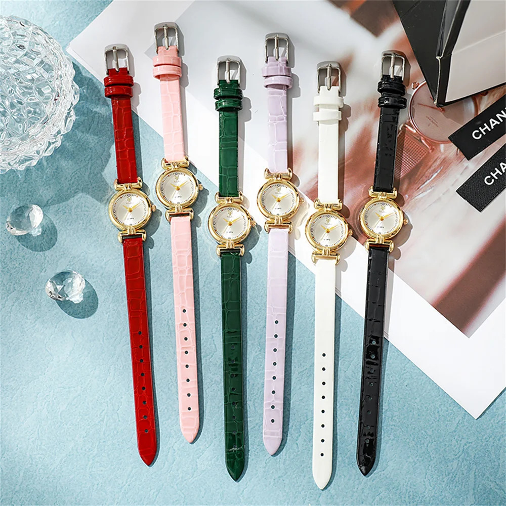 Ladies 2025 Fashion Small Simple Diamonds Business Quartz Watch Womens Green Women Dress Clock Gift Wristwatch 251027