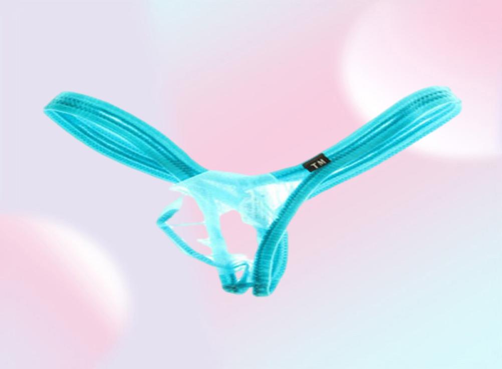 Fine new Men039s GStrings TM transparent crotch men039s wear crotch gstring pop men sexy gay fashion penile bags whole7593266