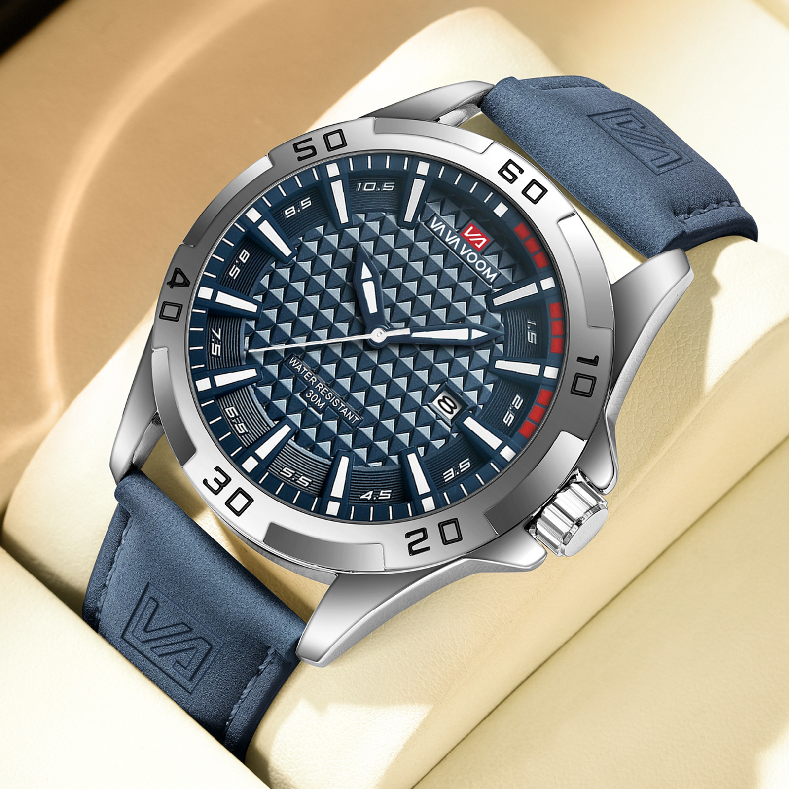 Designer Watch Concept Luxury Watch Watch Waterproof Quartz Watch Large Dial Luminous Men's Watch Air Hole High-end Fashion Watch Men