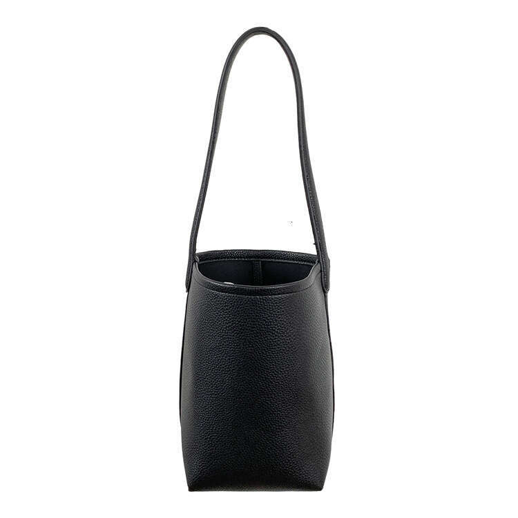 Korean Summer Versatile Solid Color Fashion Single Shoulder Underarm Niche Cylinder Handheld Bucket Bag For Women B5