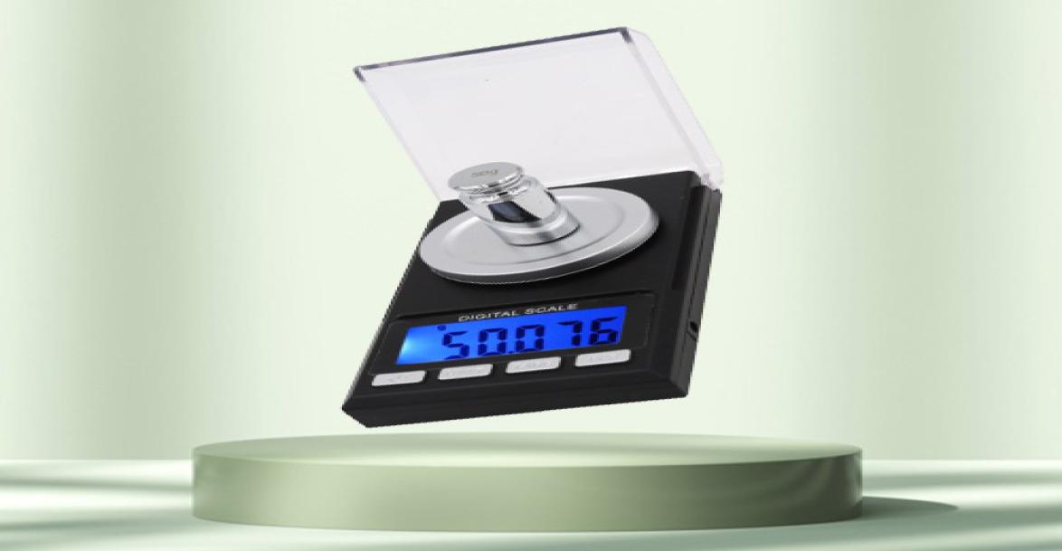 50g x 0001g Mini Precision Digital Scales for Gold Sterling Silver Jewelry 0001 Balance Weight Electronic Scale 40Off4835905