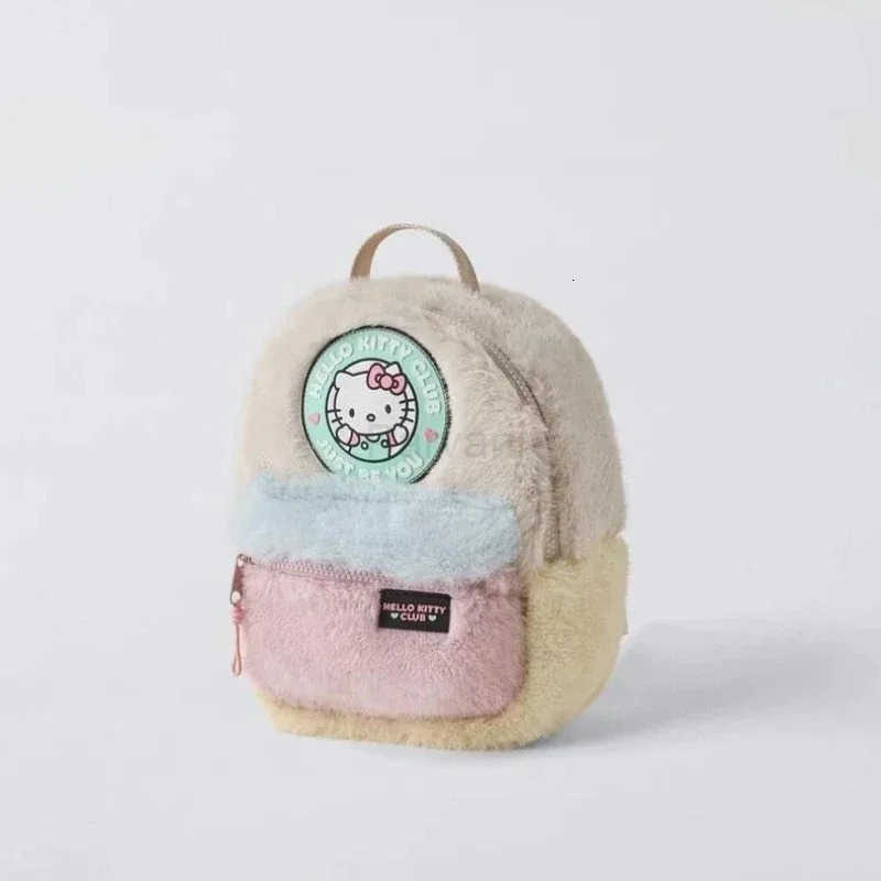 Sanrio 2025 New Hello Kitty Schoolbag Cartoon Backpack Multifunctional Children Cute Kindergarten Children School Gift L251022