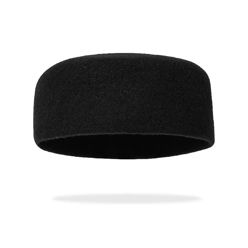 Muslim Hats for Men Red Black Berets Real Wool Elegant Headwear Islamic Hijabs Dancing Party Outdoor Prayer Caps African Hat251018