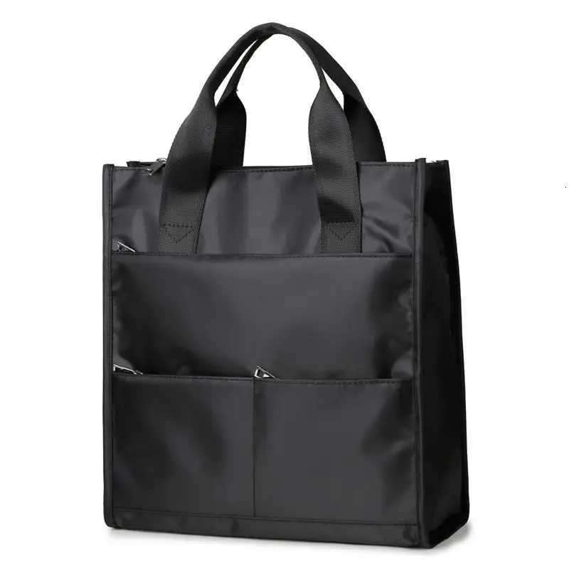 Computer Briefcase Business Bag Multifunctional Thickened Waterproof Men and Women Universal Large Capacity Handbag W251022