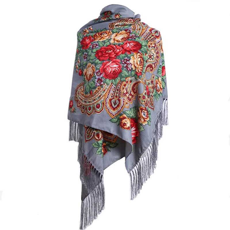 2024 Print Shawls Female Designer Women Winter Scarf Flower Bufandas Foulard Warm Hijab Wraps Travel Stoles J251118