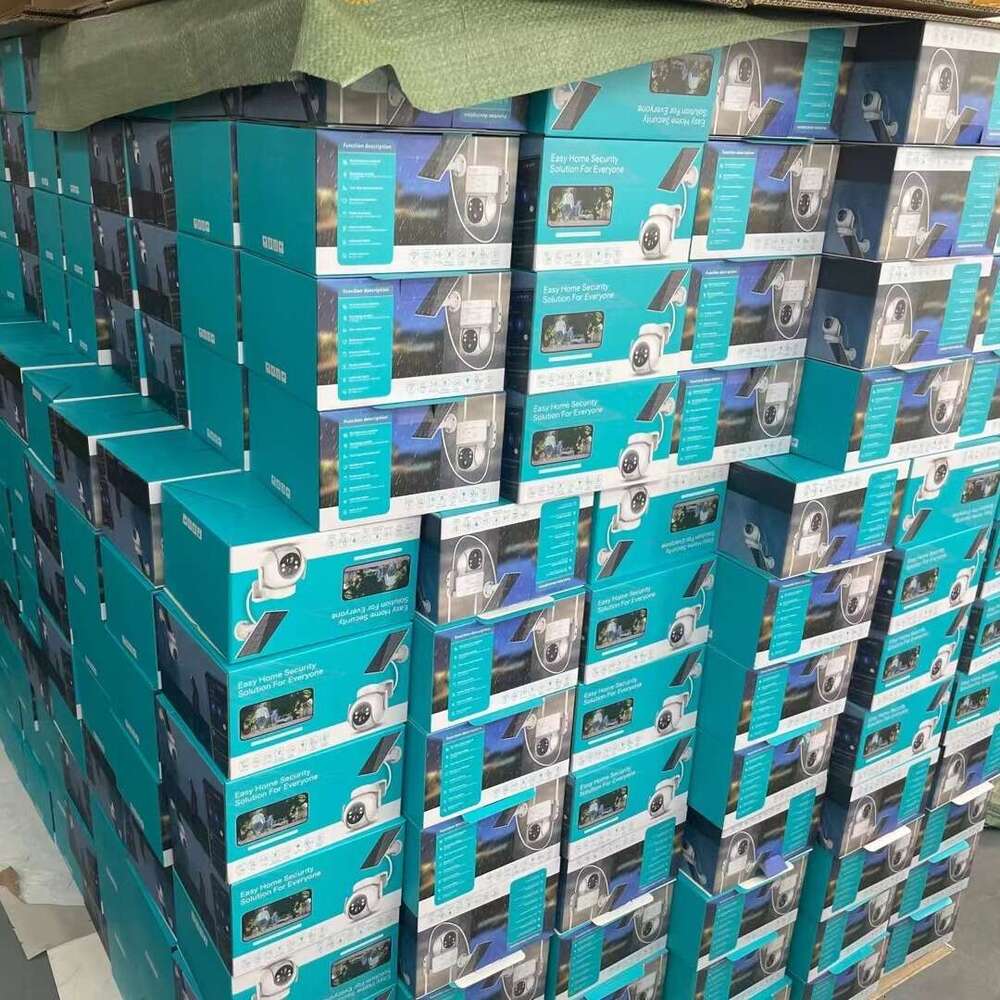 4MP Solar Wireless WiFi ICSEE Battery Charging Camera Color Night Vision