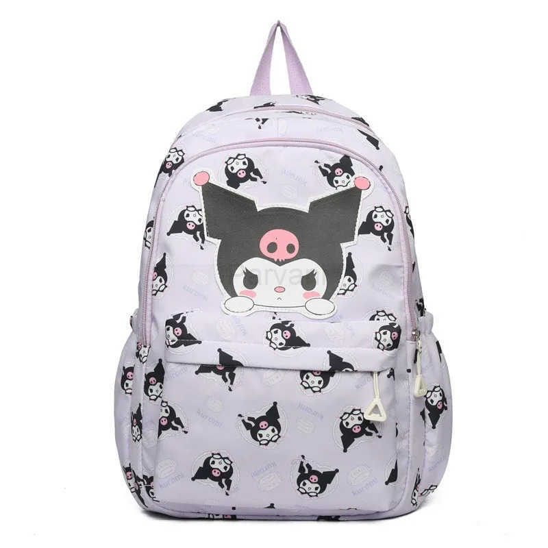 Sanrio Backpack Anime Kuromi Cinnamoroll My Melody Student Bag Large Capacity Women Bag For Children Girls Birthday Gift L251022
