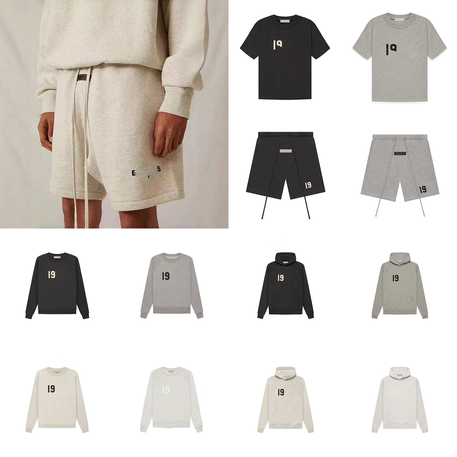 Designer Men's Hoodie Shorts Flocking Letter Vintage Hip Hop Jorts Casual Sports Cotton Sweatpants Shorts Loose Basketball Shorts Men Women