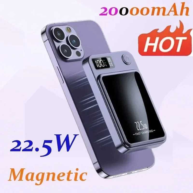 OUIO 200000mAh UltraLarge Capacity Fast Charging Magnetic Wireless Power Bank 225w Portable Powerbank For Iphone 17 16 J251114