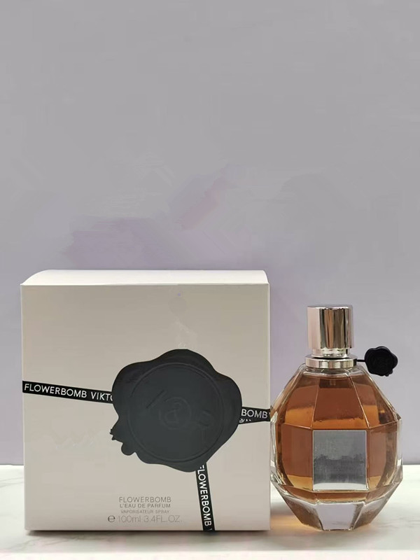 Flower Bomb Extreme Perfume RUBY ORCHID TIGER LILY 100ml Women Fragrance Eau De Parfum 3.4fl.oz Long lasting Smell Lady Spray EDP Intense