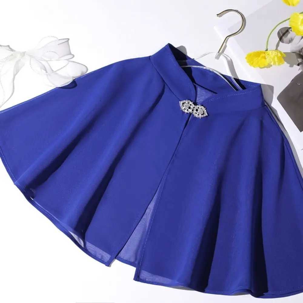 Chiffon Bride Wedding Dress Shawl Solid Color Transparent Evening Dresses Scarves Sunscreen Blouse Cloak Cheongsam Cape Cosplay J251118