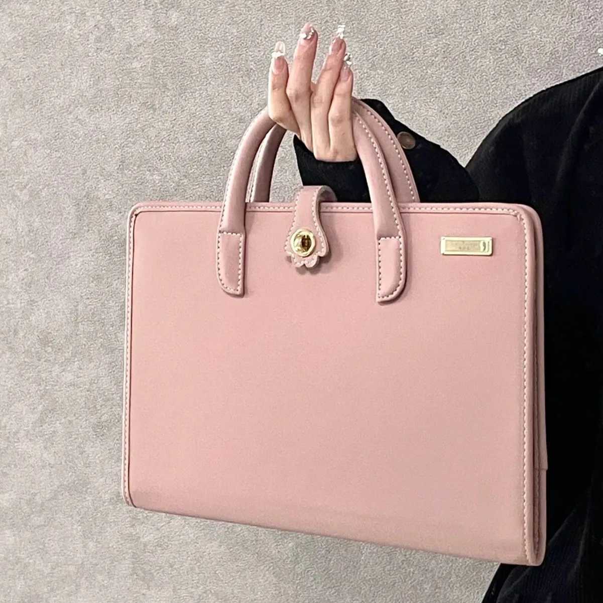 New Laptop carrying case with heat dissipation holes portable tablet laptop briefcase style handbag highquality PU computer bag W251022