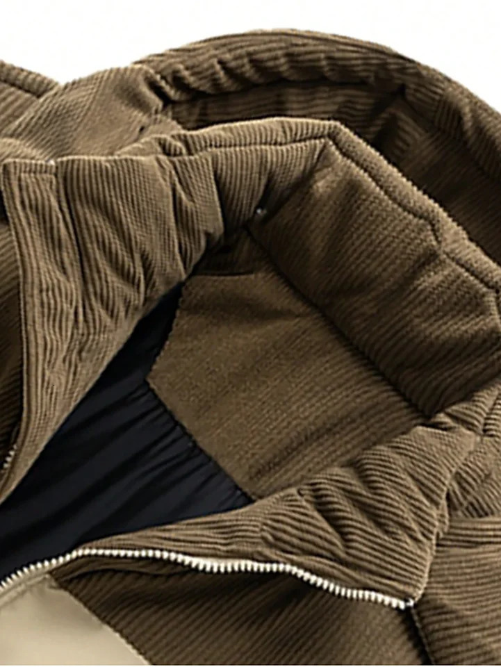 Mens Winter Puffer Jacket Cotton Padded Warm Hooded Windbreaker Coat Outdoor Casual Thick Parka for Cold Weather Streetwear 251020