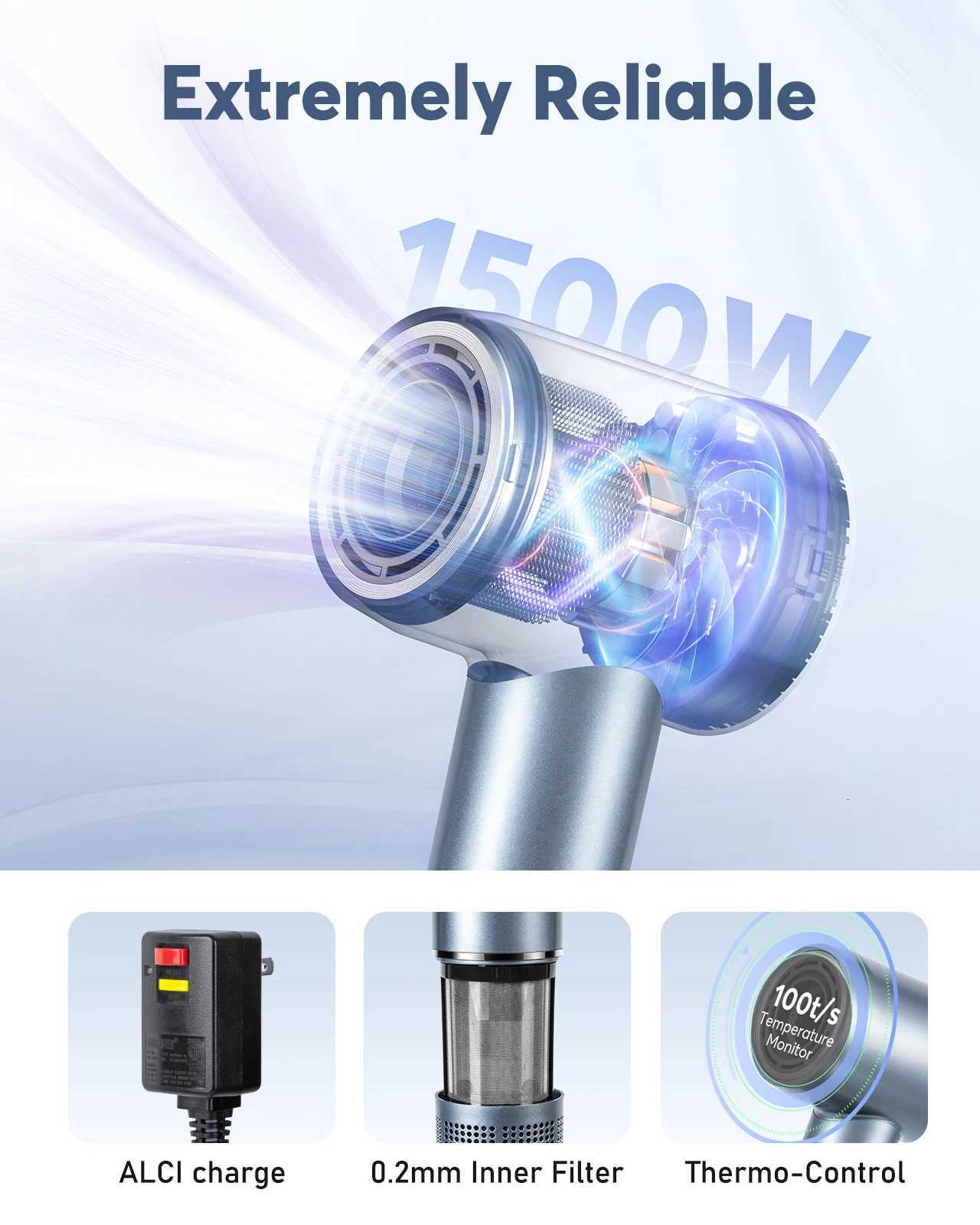 Bopcal Professional High Speed Hair Dryer 110000RPM Brushless Cold Hot blower Silent Touch Screen Hair Dryer For Home Hair SalonXJ251022