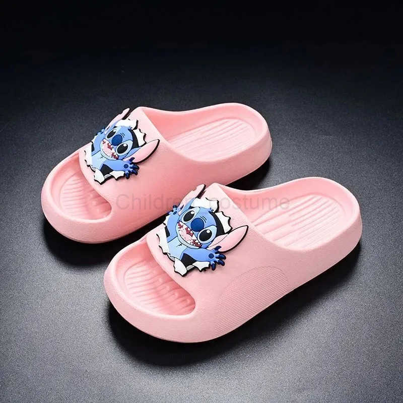 Disney kids Stitch princess cute slippers nonslip soft bottom sports shoes for girl boy gift H251022