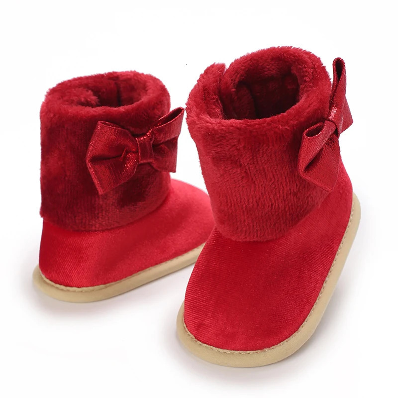 Autumn and Winter Cotton Shoes with Velvet Snow Boots 01 Year Old Baby Boys Girls Warm Soft soled Sneakers 251022