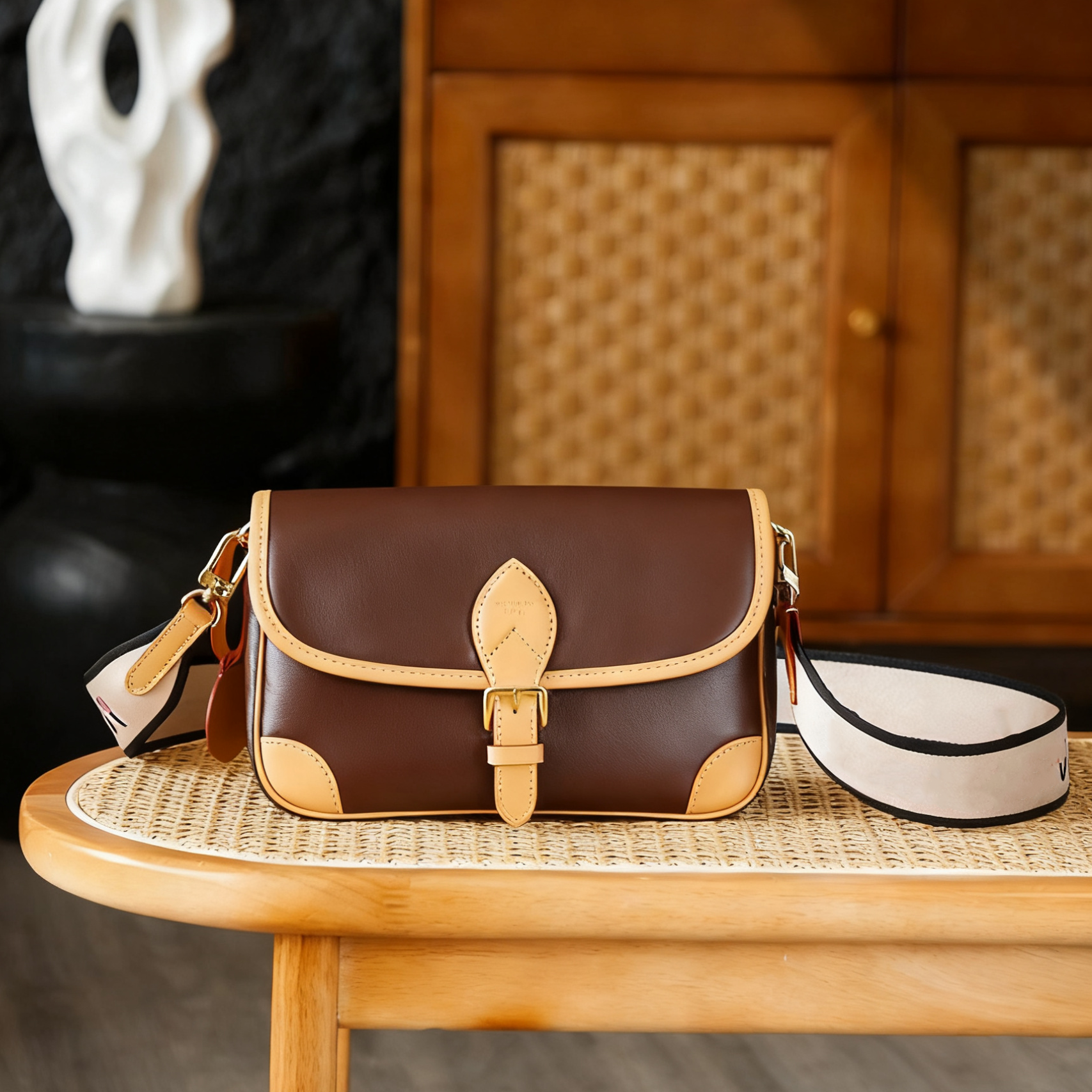 Designer bag Diane Baguette bag louievuitton bag women's fashionable crossbody bag classic brown embossed handbag multiple styles silk shoulder strap shoulder bag