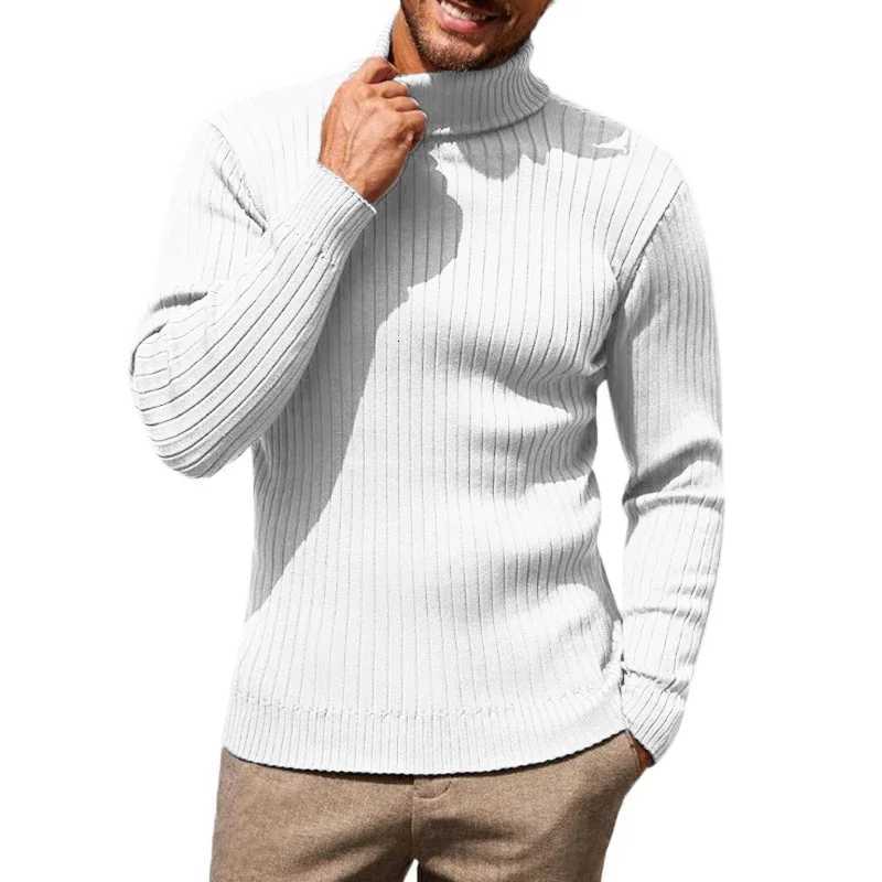 Mens Turtleneck Sweaters Long Sleeve Knitted Lightweight Casual Pullover Sweater Fall Winter Spring Warm Outwear Ribbed SweaterXJ251022