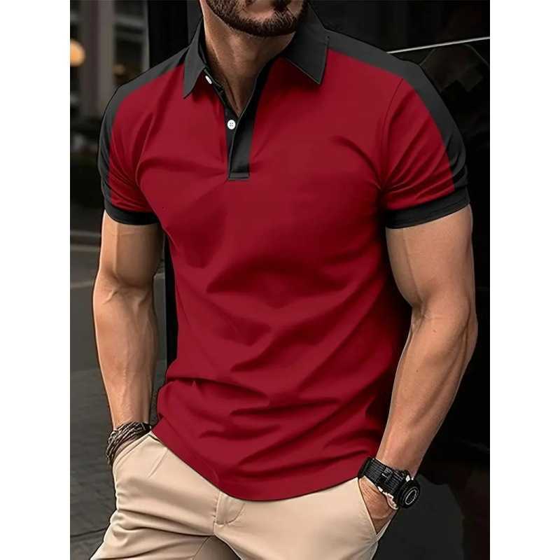 Polynesian Pattern Polo Shirt Men Hawaii Maori 3d Print Lapel Short Sleeves Loose Button Tee Shirts Casual Streetwear T-ShirtX240920