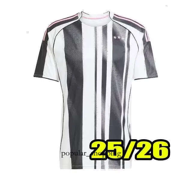 25 26 Juve Soccer Jerseys Fans Player Home Away Yildiz Vlahovic F.Conceicao DOUGLAS LUIZ Thuram N.Gonzalez Gatti Kalulu 2026 Football Shirt Men Kids Kit Kits 66 Bff