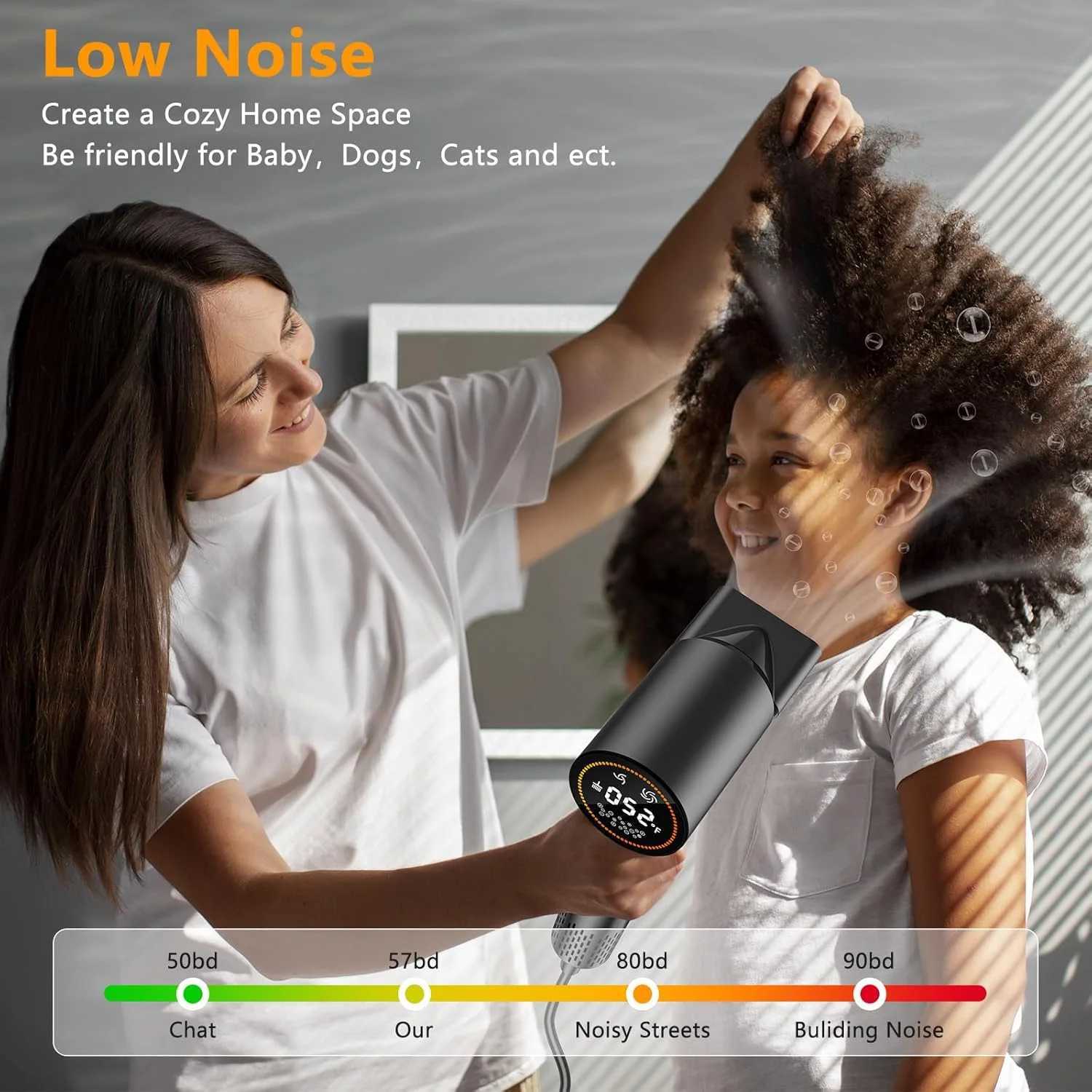 Professional 110000 RPM Plasma Ionic Blow Dryer Fast Drying Styling Household Use High Power 1500W Professional Salon Hair DryerXJ251022