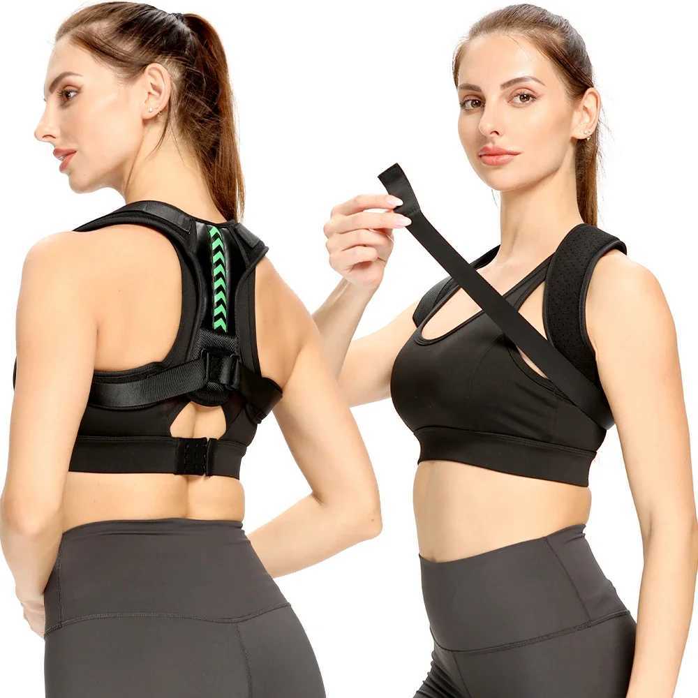 Medical Adjustable Back Shoulder Posture Corrector Belt Clavicle Spine Support Preventing Humpback Sports Upper Back Neck Brace1 D251022