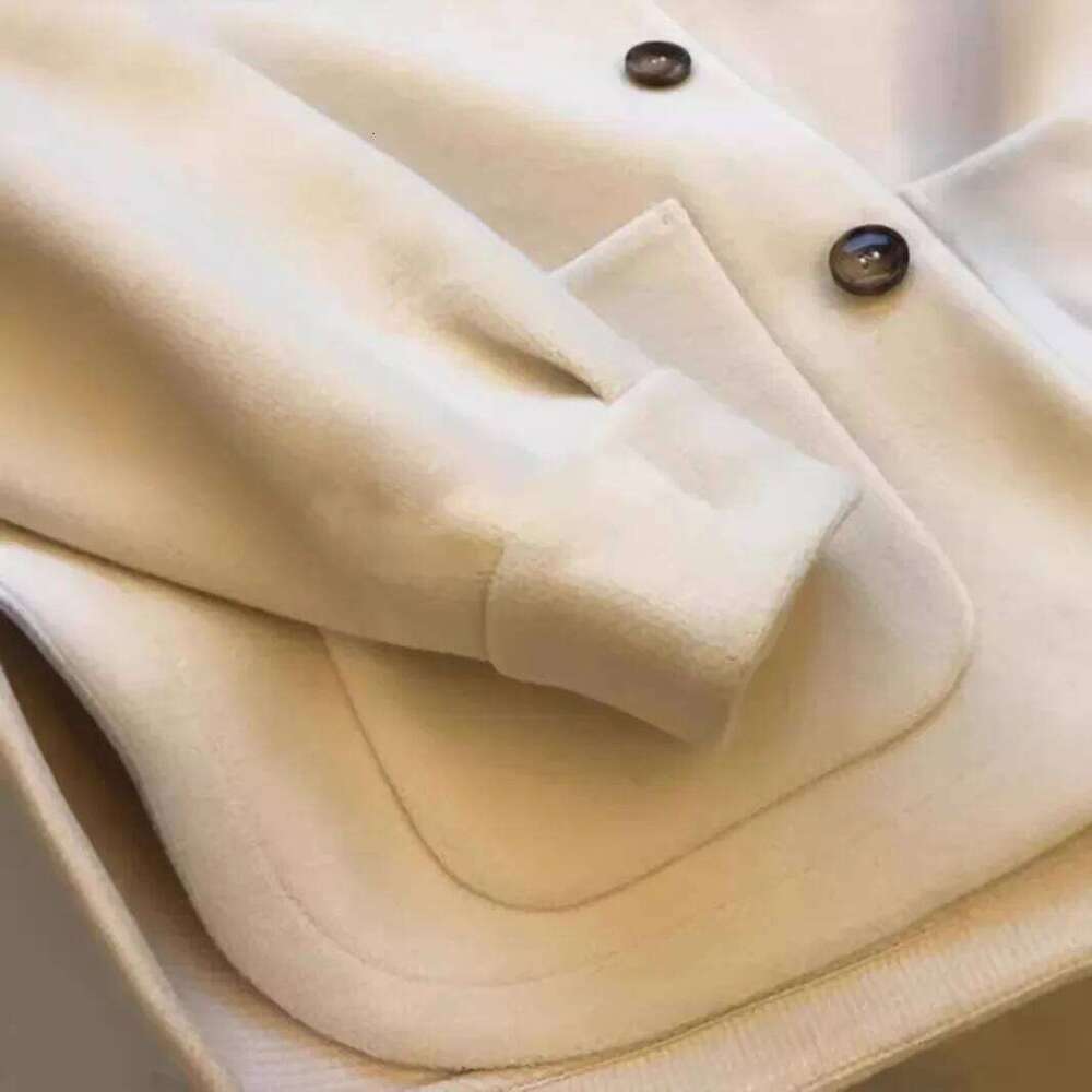 Women's Knitted Woolen Vintage Loose Fit Hat Design Thick Korean Style Autumn Winter Outerwear Fashionable Casual Coat