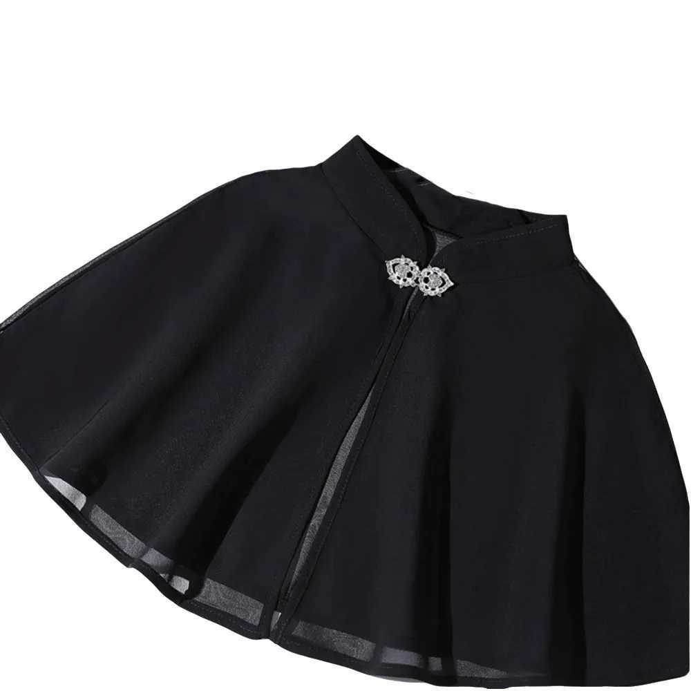 Chiffon Bride Wedding Dress Shawl Solid Color Transparent Evening Dresses Scarves Sunscreen Blouse Cloak Cheongsam Cape Cosplay J251118