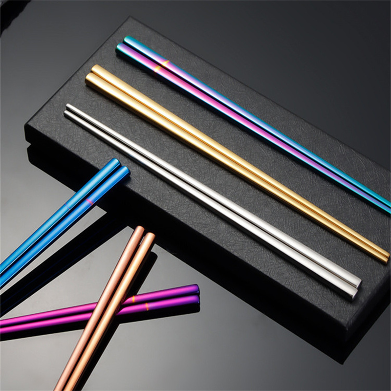 Gold Chopstick Wed Stainless Steel Chopstick Personalize Gift