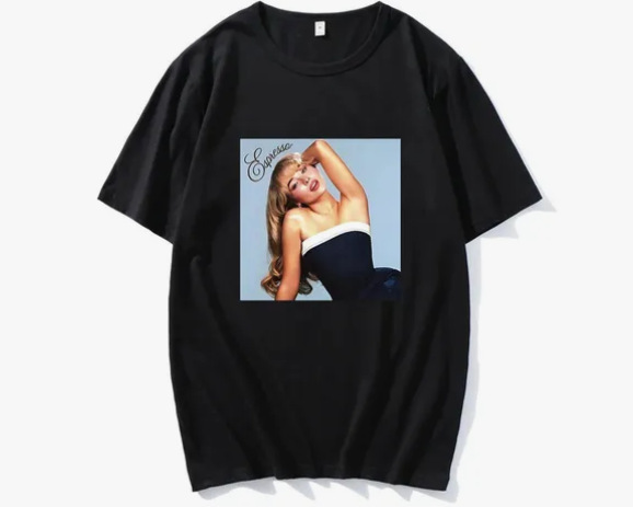 Vintage American Comic Print Short Sleeve T-Shirt - Cotton - TT8741