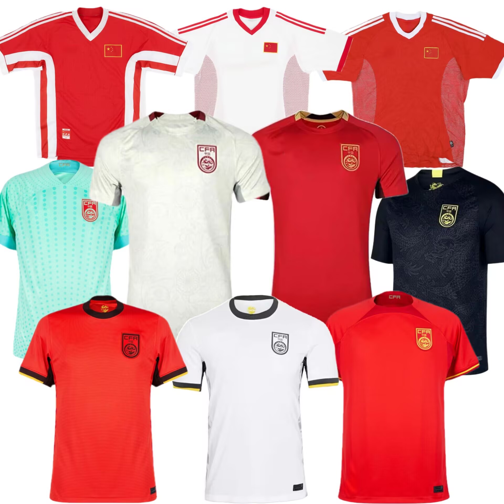 China retro football jersey 1998 2002 2003 18 2024 2025 Chinese national team Li Tie Zhao Junzhe Sun Jihai Du Wei Ma Mingyu classic vintage Zhiyi Fan WU L