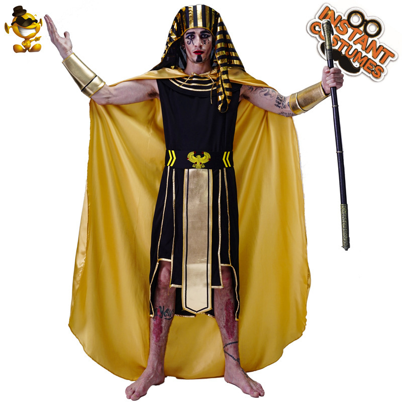 2025 Autumn/Winter New Adult Men's Designer Egyptian Costume Pharaoh Disguise Party Costume Role Playing Halloween Costume