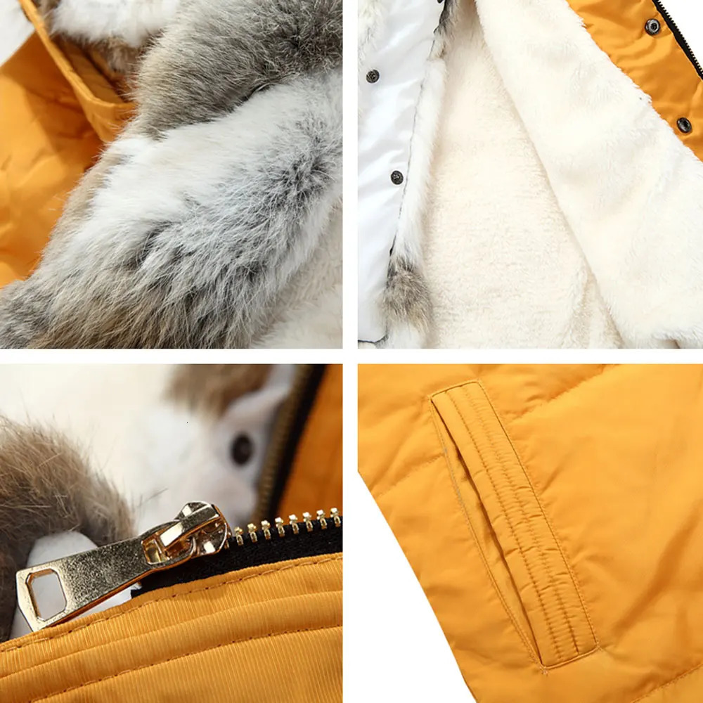 winter down coat men thick fur liner warm mens down jackets S5XL size winter man hooded parka wellensteyn snow duck coats 251020