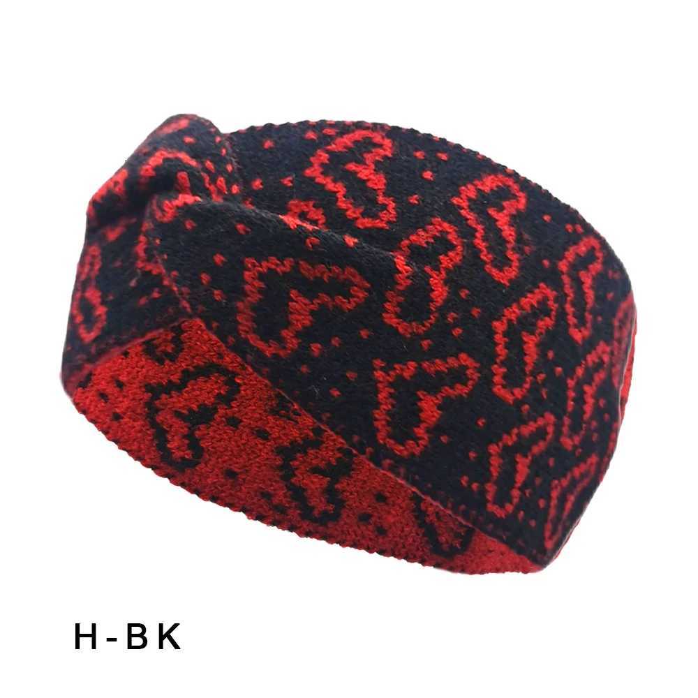 Autumn and winter keepwarm Knitted Twist Headband Workout Running Sport Elastic Hair Bands for Womens Turban Hair Wrap V251022