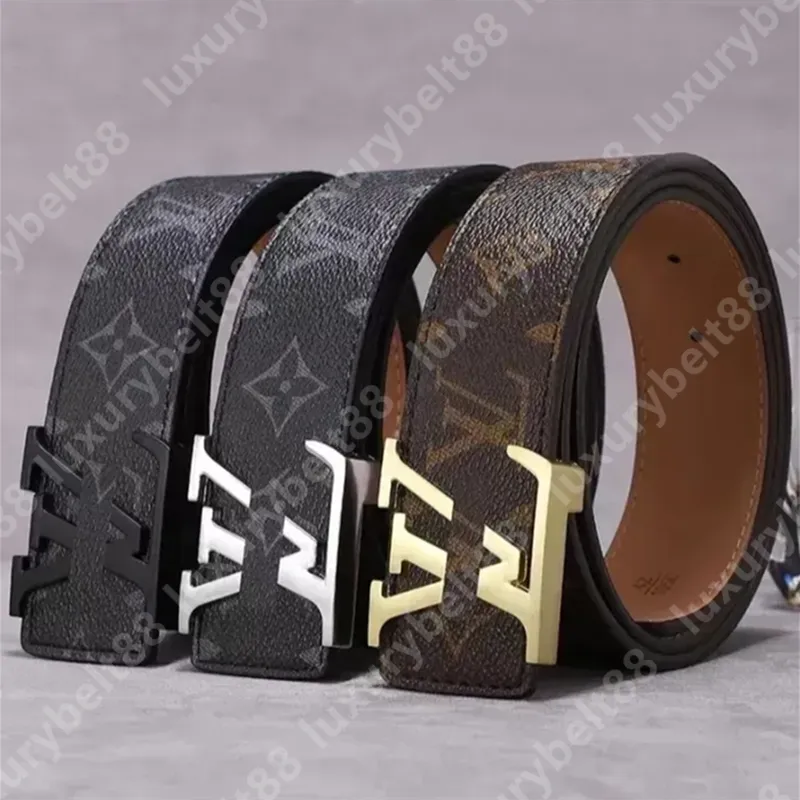 2025 Designer Belt Men Belts Women Mens Belt Luxury Belt Length 100-125CM Woman Belt Fashion Classic Casual Letter Smooth Buckle Metal Buckle Belts