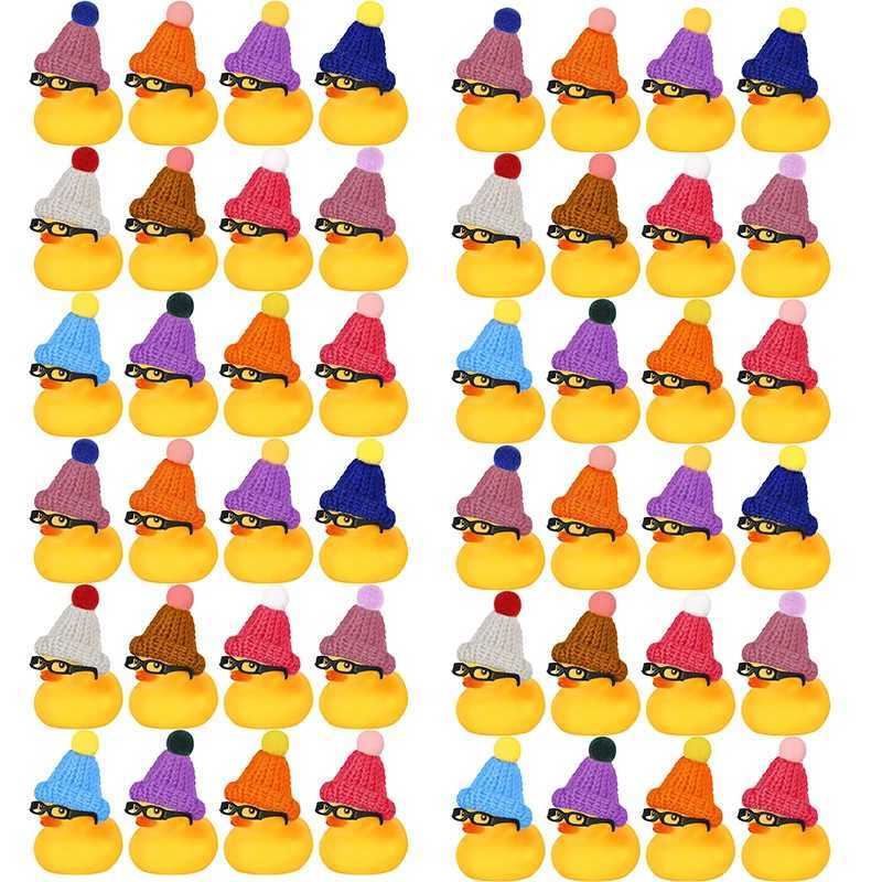 10100pcs Mini Rubber Ducks with Sunglasses Hats Cruise Rubber Ducks in Bulk Gift Small Bathtub Toy for Party Favor J251023