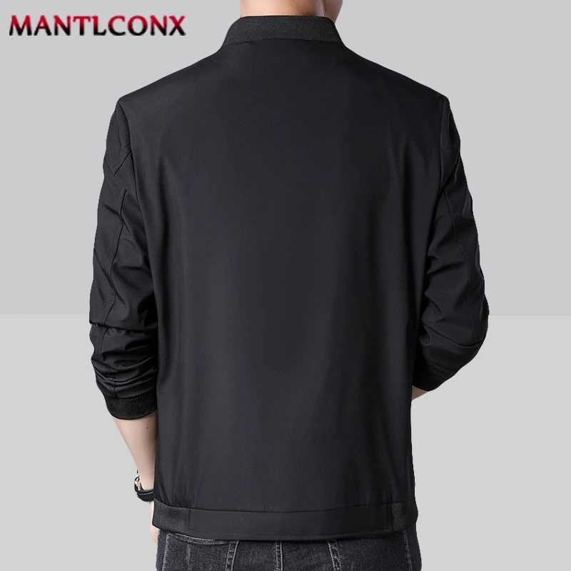 Thin Slim Fit Casual Baseball Jackets for Men Quality Spring New Mens Jacket Man Office Dress Coat Autumn Mens Clothing L3XL W251023