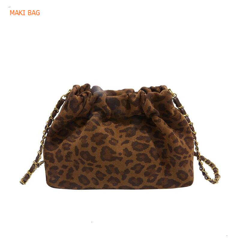 Retro suede bucket bag autumn and winter new Korean style elegant luxury armpit bag fashionable versatile women's shoulder bag designer bag