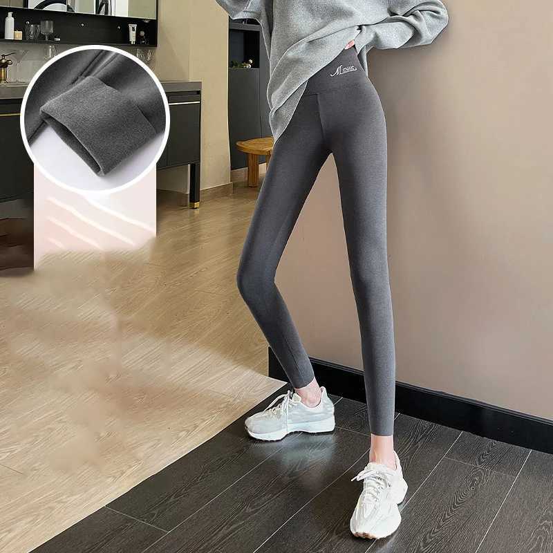 Winter Women Warm Elastic Slim Fleece Tights Thicken Plush High Waist Velvet Stretchy LeggingsT251023