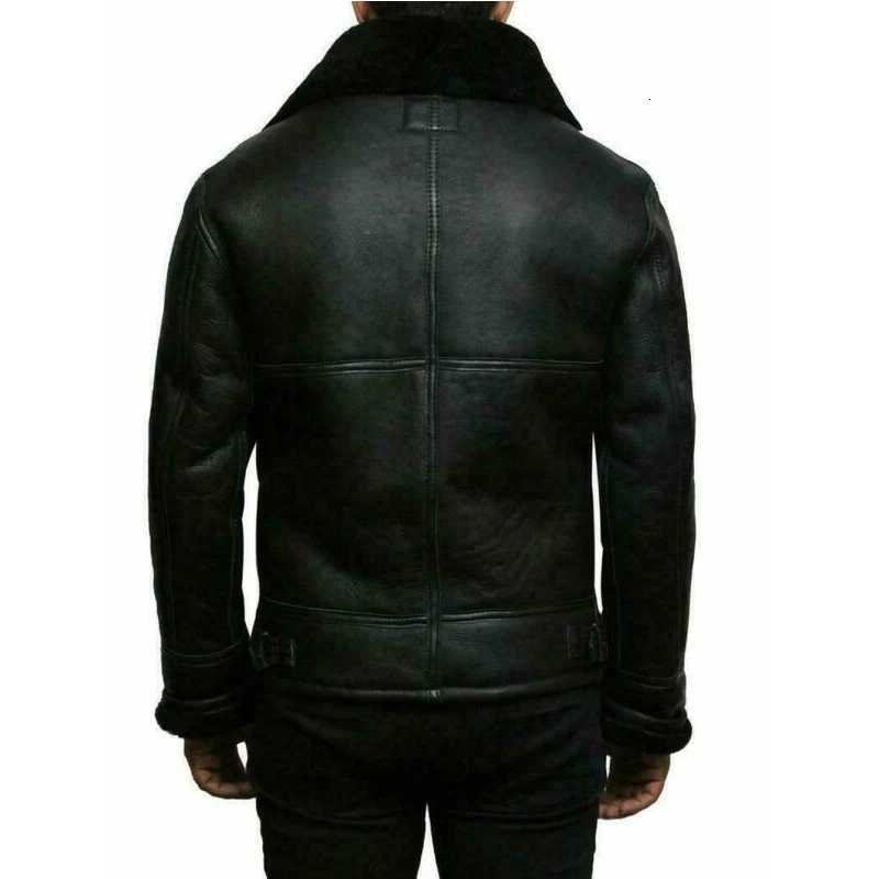 Men Plush Jacket Integrated Fur Comfortable Thickening Warm Long Sleeved Solid Color Leisure Versatile New Zippered Jacket W251023