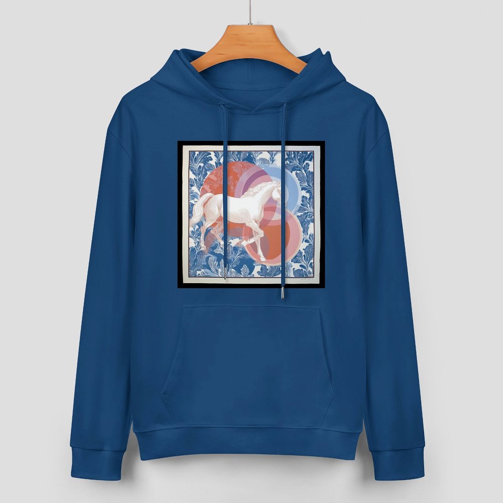 H Designer Fall Winter Hoodie Luxury Horse Print Design Unisex Long Sleeve Streetwear Hip Hop Oversized Fit Hoodie Men's Fashion Apparel H30