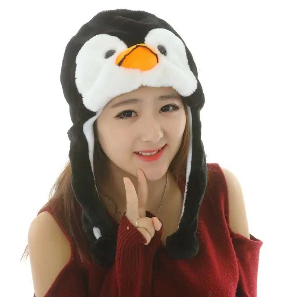 Cartoon Plush Moving Hat Trapper Hat Movab Ears Aiag Neck Warmer Funny Toys Hat gear Cosplay PartyW251023