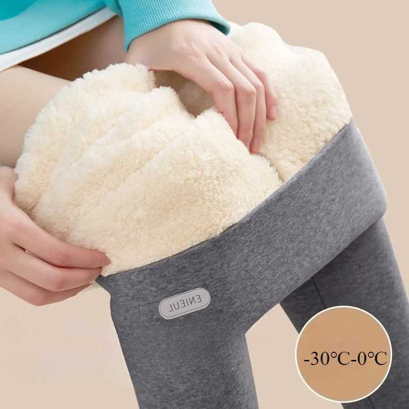 Women Winter Stretch Leggings High Waist Plush Leggings Thickened Keep Warm Leggings Woman Velvet Comfortable Thermal LegginsT251023