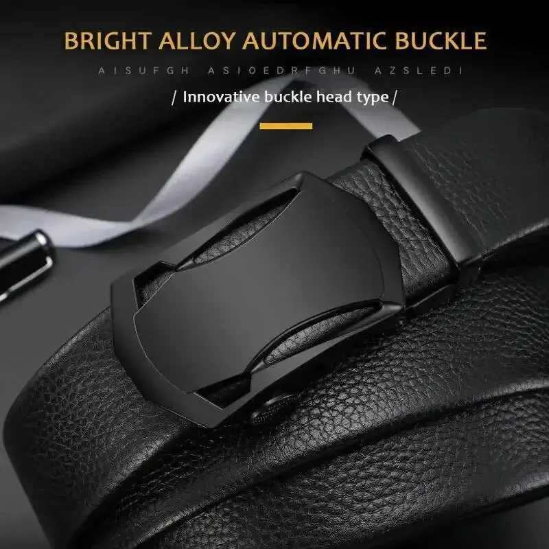 Mens Belt Leisure Business Male Belts Cow Strap Automatic Adjustable Belts for Men Gifts PU Belt XJ251023