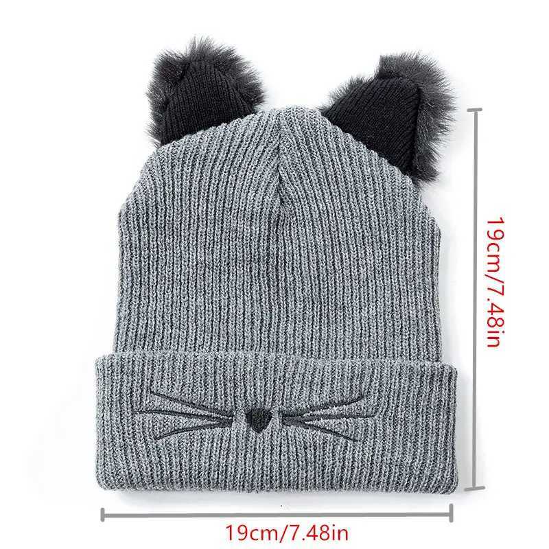 Cute Cat Ear Wen Beanie Hat Warm Winter Hats For WenW251023